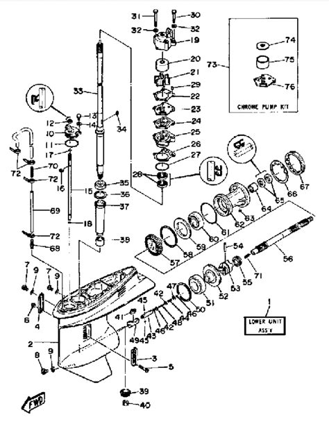 yamaha outboard parts diagrams